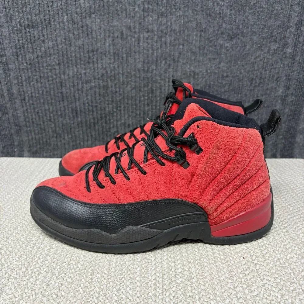 Nike Air Jordan 12 Retro Reverse Flu Game Black Red 2020 Mens 9 CT8013-602
